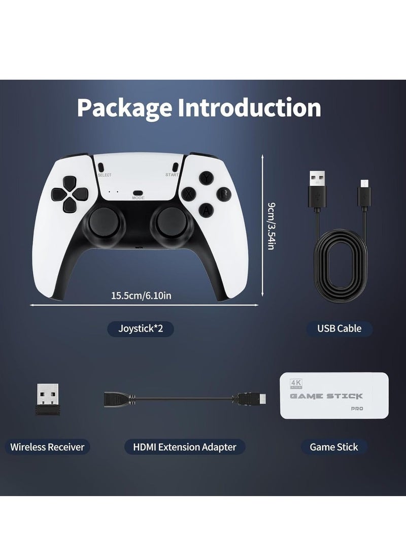 BORTONY Wireless Retro Game Console HD 4K Classic Mini Arcade with 23 Emulators and HDMI Output – 64GB - Image 3