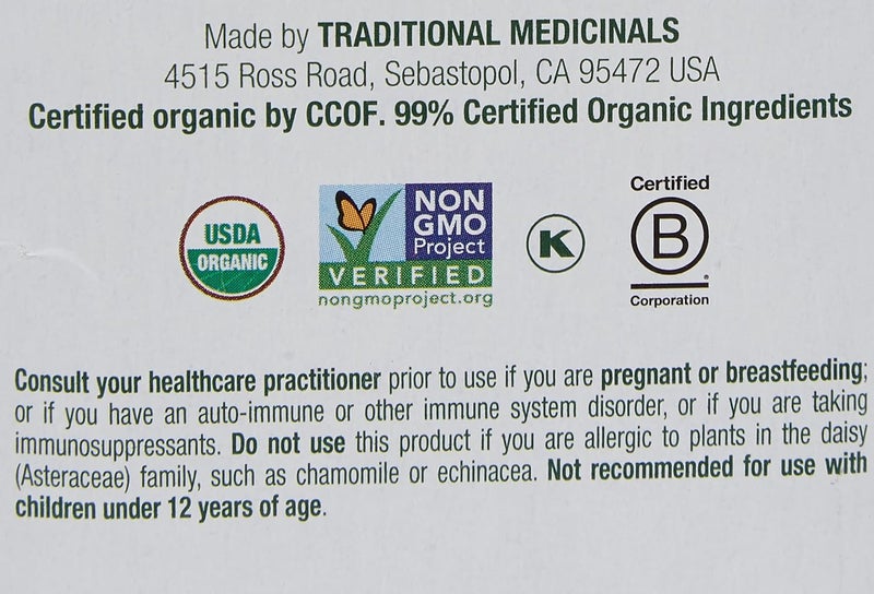 Traditional Medicinals Organic Echinacea Plus Tea with Spearmint - 16 Caffeine-Free Tea Bags for Immune Support - USDA Organic - Image 4