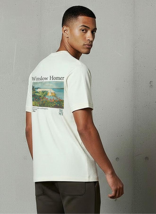SP Characters Men Regular Fit Crew Neck Short Sleeve Graphic Print T-shirt - Image 3