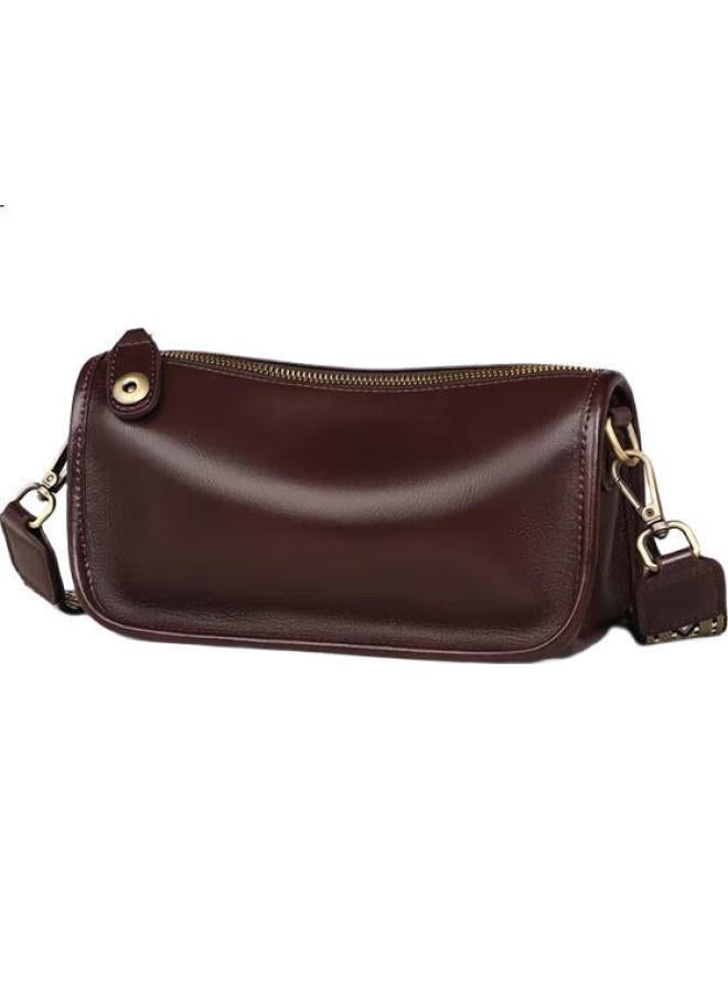 Viney Leather Handbag, Women'S Crossbody Dumpling Bag, Stylish Brand Shoulder Bag, Birthday Gift For Girlfriend, Qixi Festival And Valentine'S Day Present - Image 2