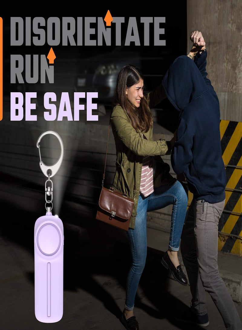Personal Safety Alarm Keychain with 130 dB Loud Siren and LED Light - Easy to Use Emergency Protection Device for Women, Kids, and Seniors  - Image 3