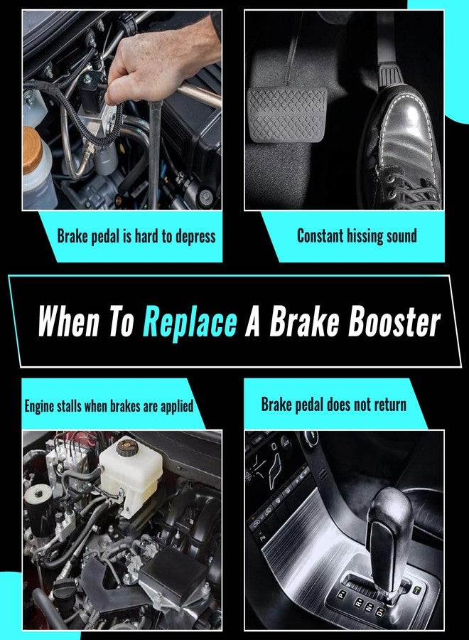 PartsFlow Power Brake Booster Compatible with Chevrolet C10 K10 Pickup 67-72 C10 K10 Suburban 68-72 Blazer P10 For GMC G15 G1500 Van 67-70 K15 K1500 Pickup Jimmy 54-73709 - Image 5