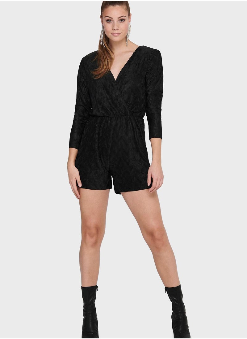 ONLY - V-Neck Playsuit - Image 1