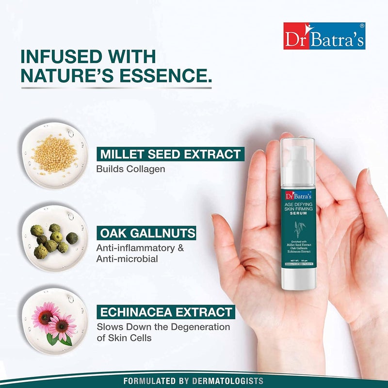 Dr Batra's Dr Batras Age Defying Skin firming Serum Enriched with EchinaceaNo Silicones No Parabens 50g - Image 5