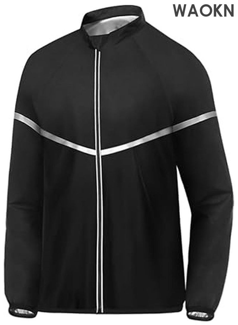 WAOKN Sauna Suit for Men Sweat - Long Sleeve Shirt Jacket Workout Body Shaper Zipper Top Slimming Fitness Trainer Gym Sleeve Sleeve Sauna Shirt Modern Trainer 2 in 1 Slimming Full Body Shaper Workout Top Shape Weight Loss Zipper Jacket Long Sleeve,Gym Workout Tops Body Shaper Sweat Suits - Image 2