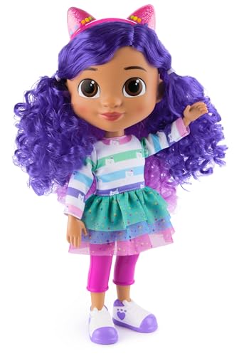 SPIN MASTER Gabbys Dollhouse DreamWorks Sing Celebrate Gabby Girl Doll 13Inches Tall with Sound Effects Reversible Cat Ears Kids Toys for Girls Boys Ages 3 - Image 1