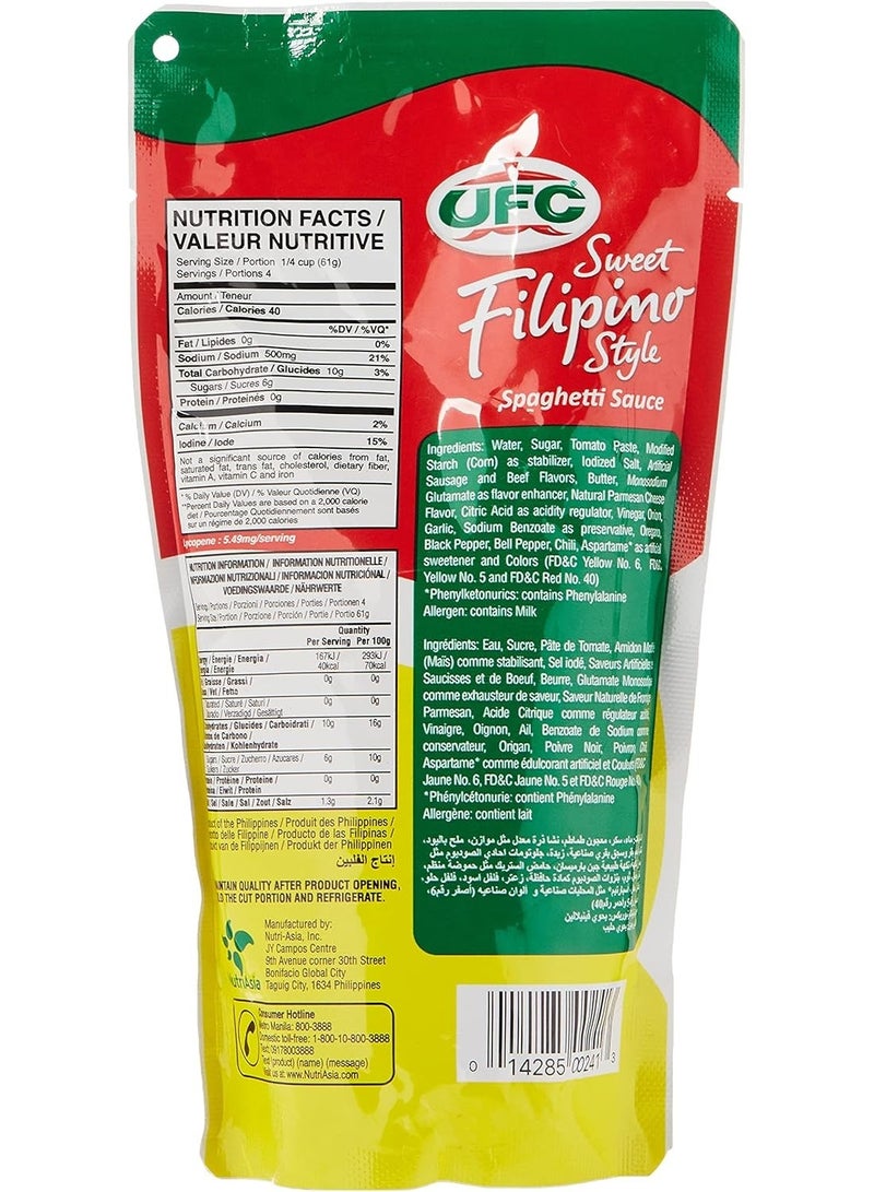 Ufc Sweet Filipino Style Spaghetti Sauce 1kg - Image 2