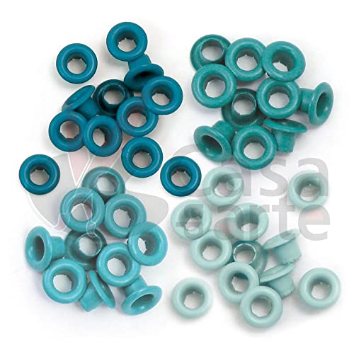 We R Memory Keepers We R Eyelets Standard 60/Pkg-Aqua - Image 2