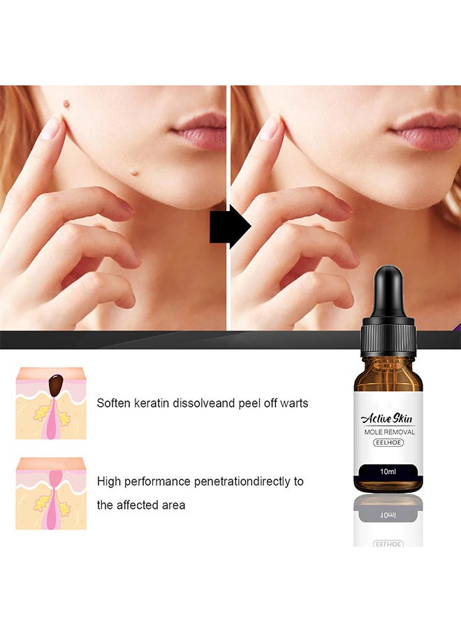 EELHOE Wart Remover Liquid, Smoothes Skin Gentle Fast Acting Gel Wart Removal For Plantar Wart Flat Warts And Corns  - Image 3