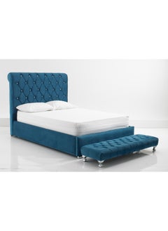 Havana Beds And Upholstery Anna Plush Luxury Handmade Double Bed (Suitable Mattress Fit :140 Cm X 190 Cm)  - Image 3