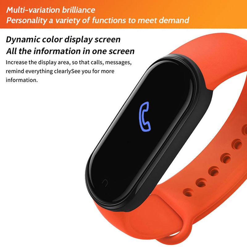 0.96-Inch Smart Bracelet BT Intelligent Watch Sport Fitness Tracker Blood Pressure Heart Rate Monitor Blood Oxygen Health Monitoring Two-way Lookup IP67 Waterproof Wristband - Image 2