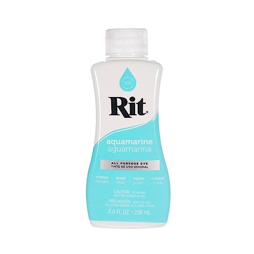 Craft County Rit Dye Liquid – Wide Selection of Colors – 8 Oz. (Aquamarine) - Image 1