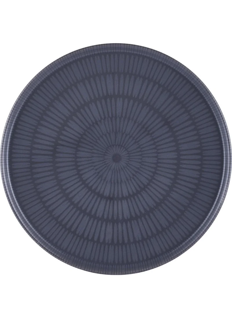 The Mia Noon Serving Plate Set of 6 Gray 26 cm