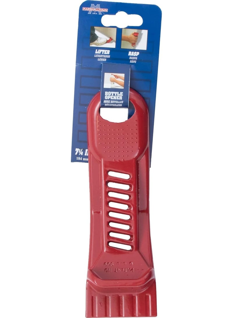 MARSHALLTOWN Marshalltown Drywall Panel Lifter, Drywall Rasp, Drywall Tool Includes Built In Bottle Opener, Lightweight, Non-Clogging Rasp, Door Hanging Tool, PL589  - Image 2