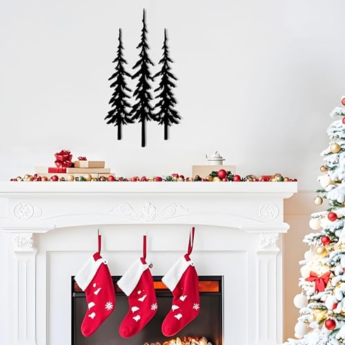 DICYWUDI Black Metal Tree Wall Decor, Cabin Decor, Tree Decor, Rustic Wall Decor for or Indoor Kitchen Bathroom Bedroom Living Room Dining Room - Image 3