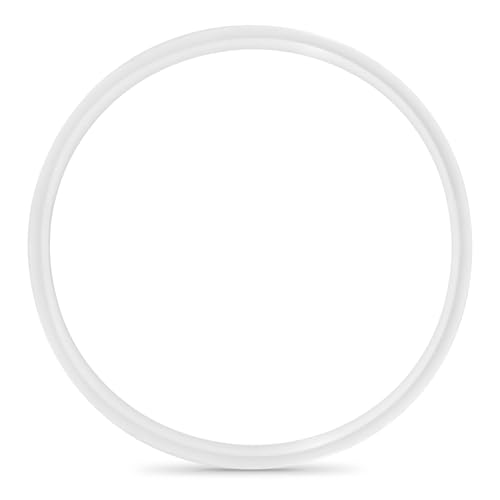 KEYDINHT Sausage Stuffer Rubber Gasket Plunger Seal For Lem Hakka Many 20-30 Lb Sausage Stuffers Fits 8 1/2" Id Tanks White, Rubber Seal Ring Gaskets Sausage Stuffer Machine Replacement Parts - Image 1