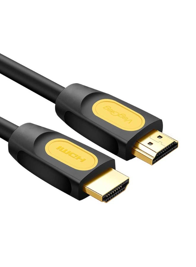 فيج جيج كابل VegGieg 4K HDMI 2.0 UHD (نحاس خالٍ من الأكسجين) - 18 جيجابت في الثانية، 4K بتردد 60 هرتز، HDR، ARC، ثلاثي الأبعاد، HDCP 2.2 أسود، 2 متر - Image 1