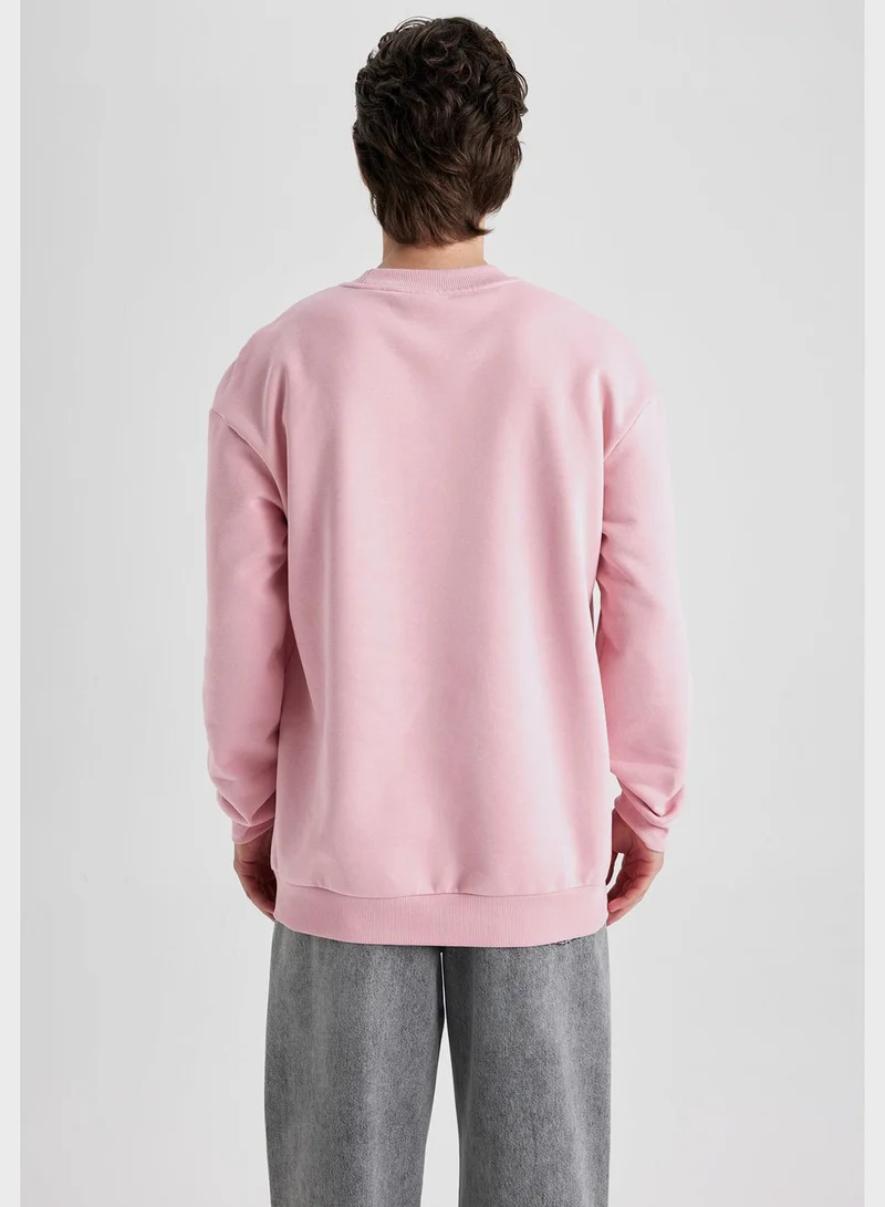 DeFacto Nature Printed Sweatshirt