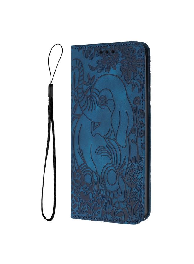 Zaboon Case For iPhone 11 Pro Retro Elephant Embossed Leather Phone Case - Image 2