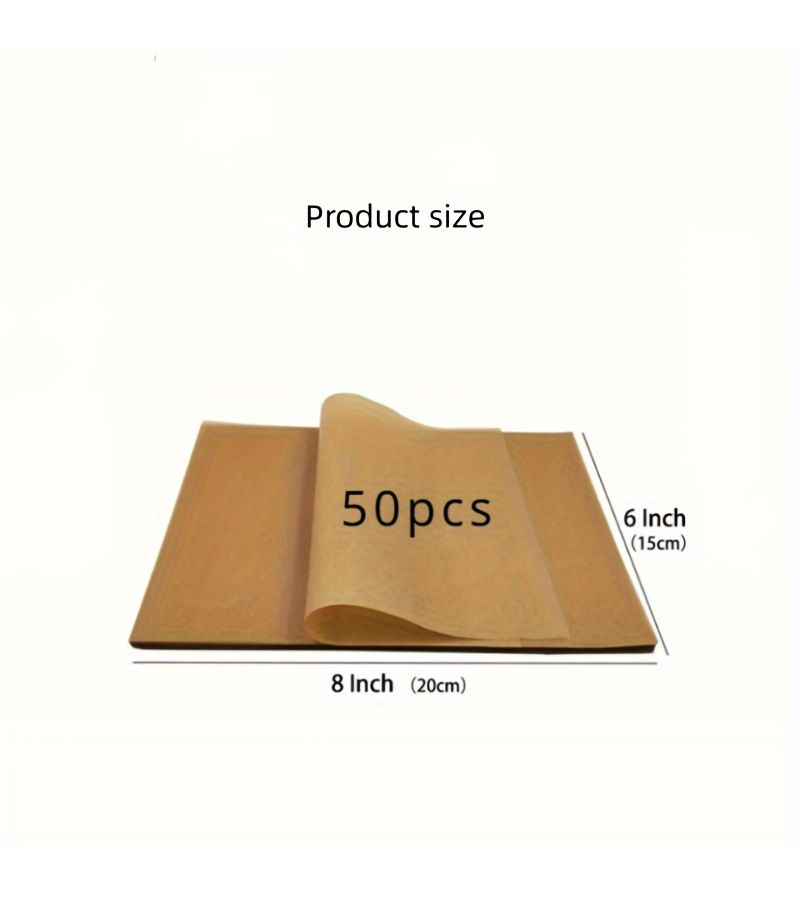 Era Premium Baking Parchment Paper Non Stick Oil Proof Waterproof for Air Fryer Oven Steamer - Image 4
