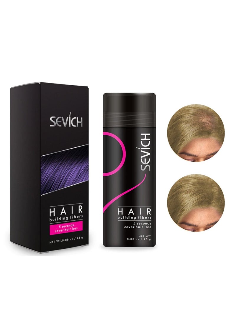 Sevich Hair Building Fibers Keratin Thicker Anti Hairs Loss Concealer Thickening Fiber Powders Growth Sevich 25G - Image 1