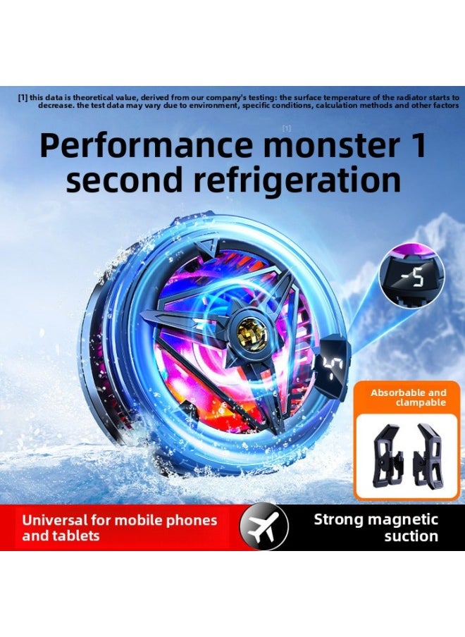 Generic Radiator Flat Panel Cooling Chicken Mobile Phone Semiconductor Artifact Refrigeration Live Universal Special Eating Magnetic Games-Colour:Private Model (packaging Box Qingying  - Image 5