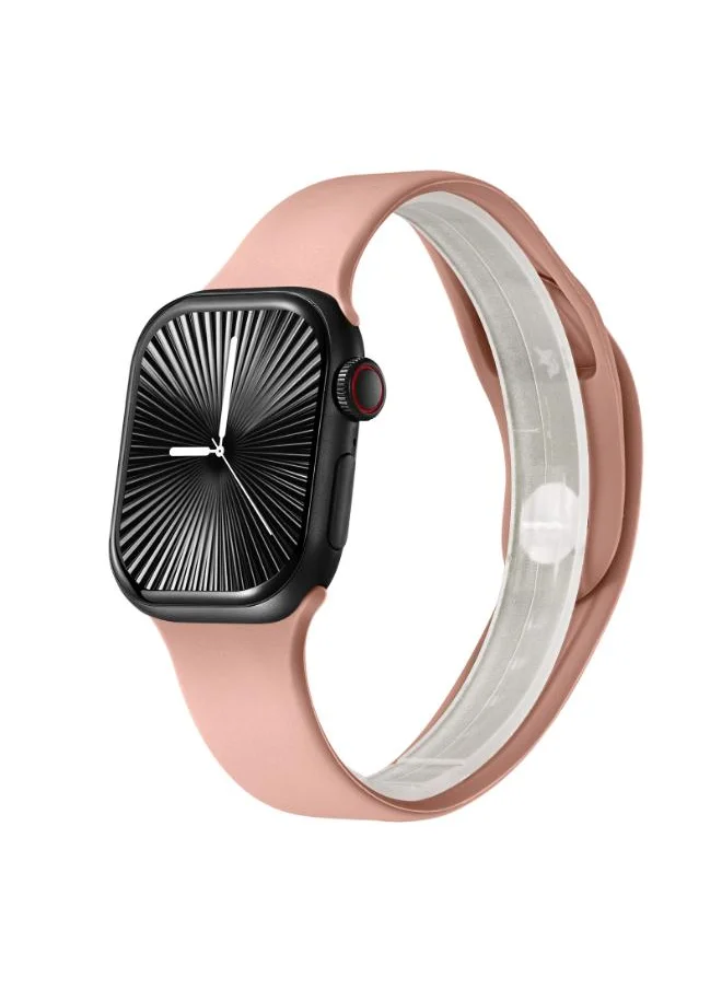 KENNETH SCOTT Kenneth Scott KA10PRO-BSBBP Unisex Smart Display Watch & Silicone Strap Black & Pink
