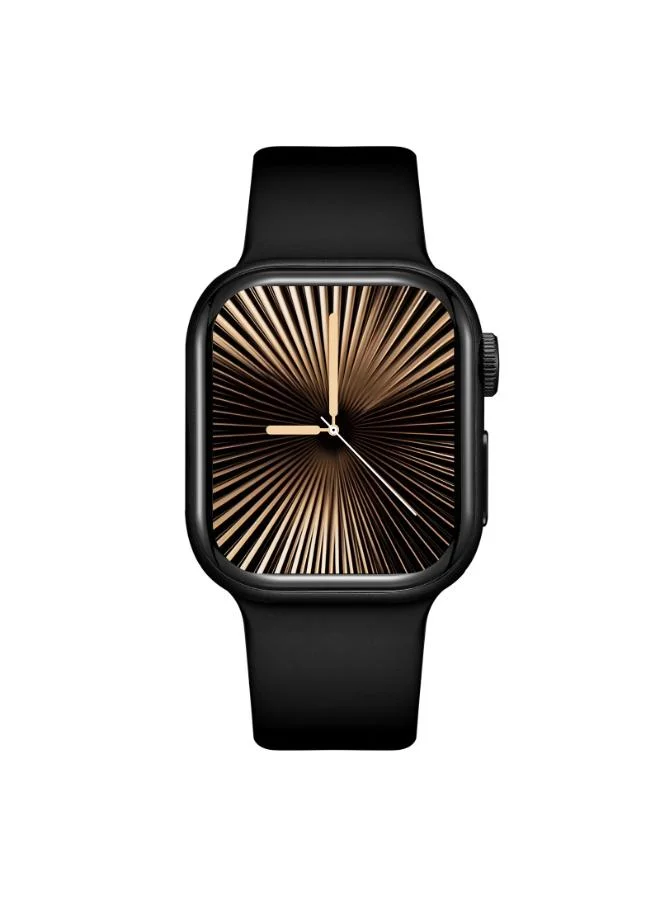 KENNETH SCOTT Kenneth Scott KA10PRO-BSBBP Unisex Smart Display Watch & Silicone Strap Black & Pink