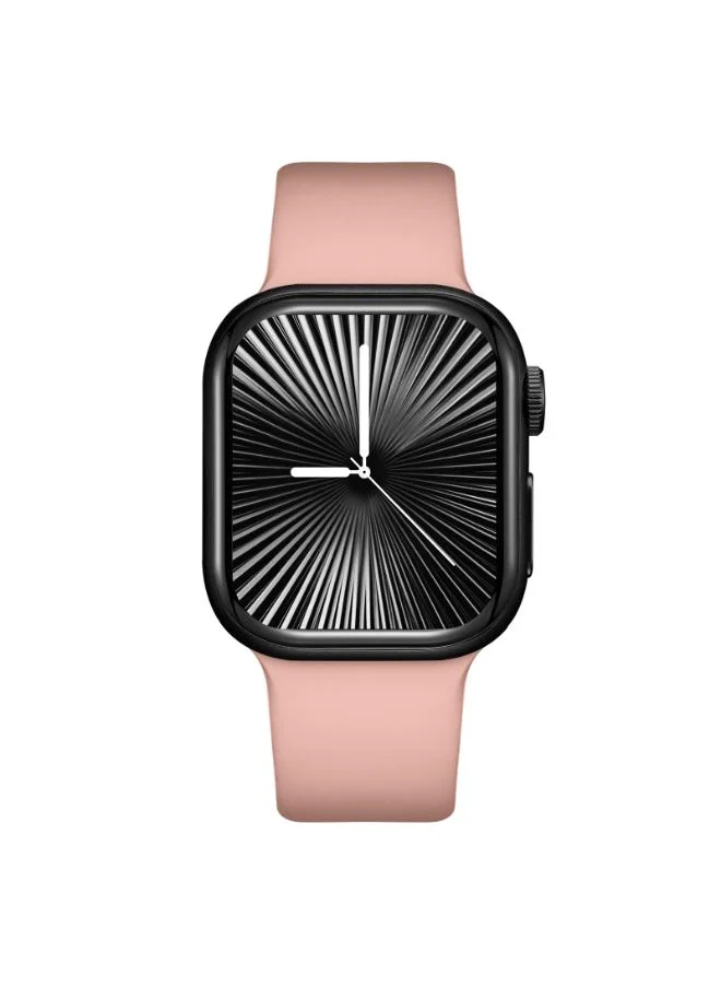 KENNETH SCOTT Kenneth Scott KA10PRO-BSBBP Unisex Smart Display Watch & Silicone Strap Black & Pink