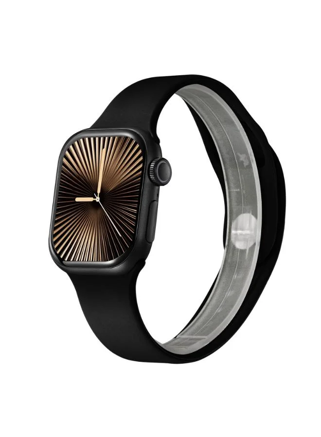 KENNETH SCOTT Kenneth Scott KA10PRO-BSBBP Unisex Smart Display Watch & Silicone Strap Black & Pink