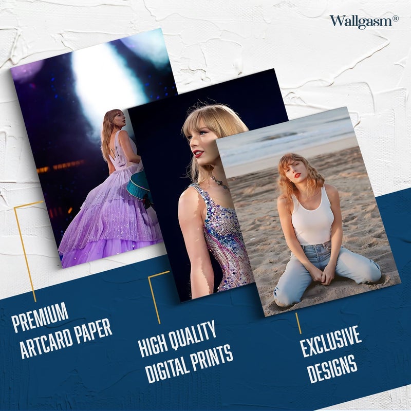 Wallgasm Football Collage Kit - Set of 54, 4 x 6 Inches Posters | Poster Set For Room, Wall Art for Bedroom, Gym, Office (Taylor Swift) - Image 2
