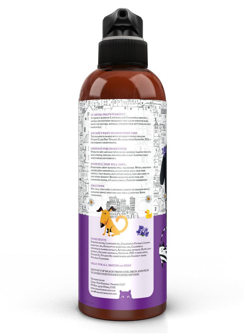 Pawsitiv Pawsitiv Natural and Tearless Lavender with Chamomile Calming Pet Shampoo, For Dogs, Cats, Puppies and Kittens, CALM, 500ML  - Image 3