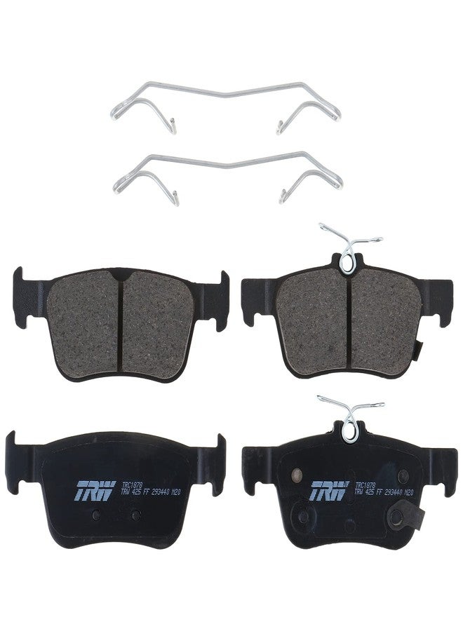 TRW Pro TRC1878 Disc Brake Pad Set For Honda Civic 2016-2021, Rear, And Other Applications - Image 1