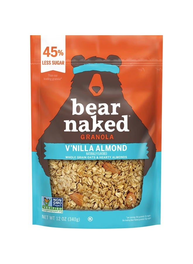 Kellogg's Bear Naked Granola Cereal, Whole Grain Granola, Breakfast Snacks, Vanilla Almond Crisp (6 Bags) - Image 5