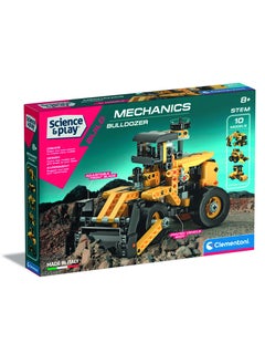 Clementoni Bulldozer Building Toy- Build 10 Different Models  - Image 1