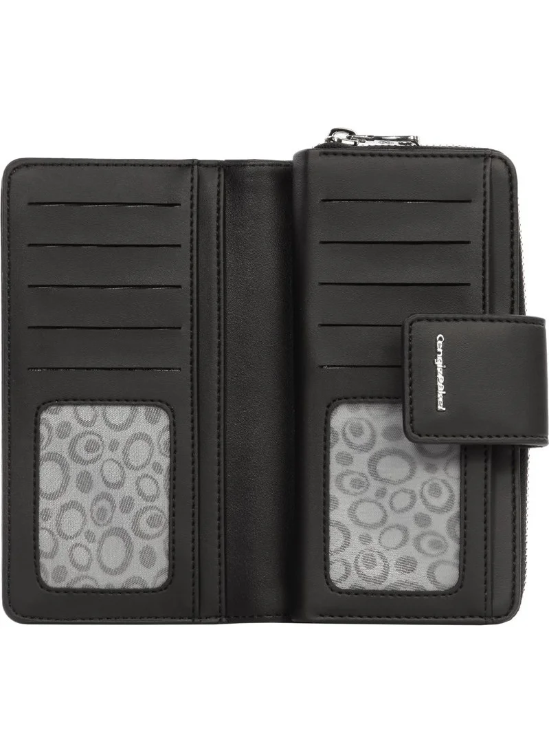 Cengiz Pakel Lucia Women's Wallet 65268-BLACK