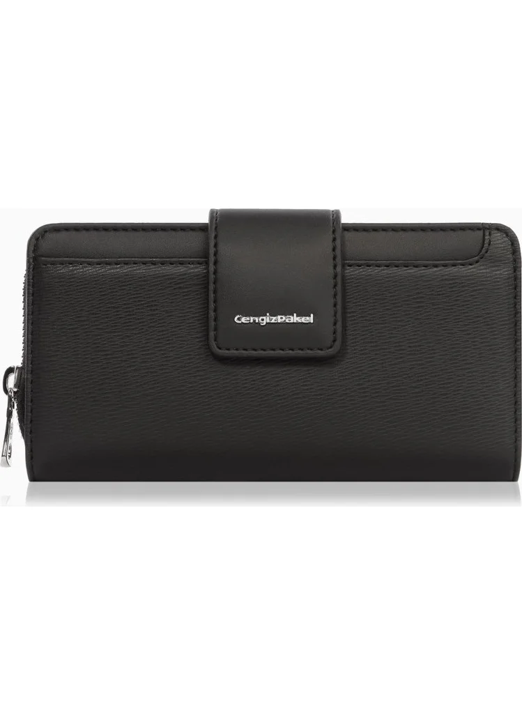 Cengiz Pakel Lucia Women's Wallet 65268-BLACK