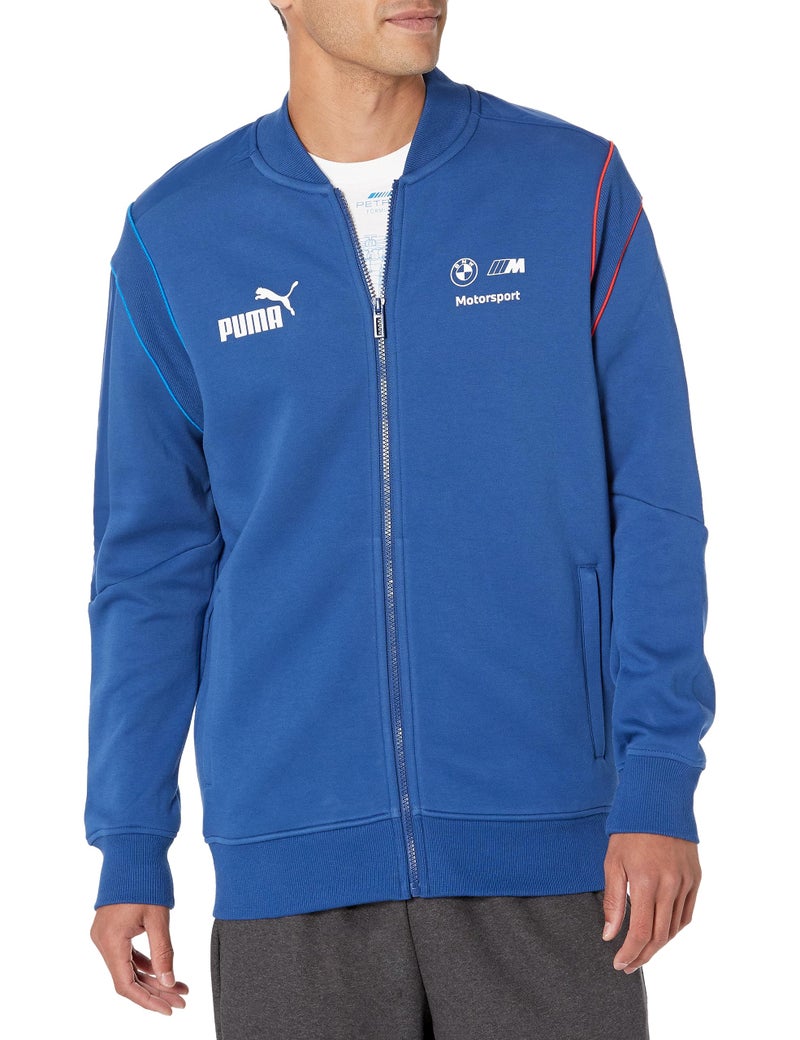PUMA Men's Standard BMW M Motorsport T7 Full-Zip Jacket, Pro Blue-m Color-ah23, Medium - Image 3