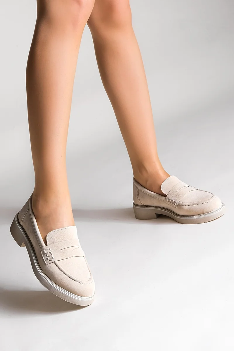 مارجين Margin Women's Loafer Moccasin Casual Shoes Andel