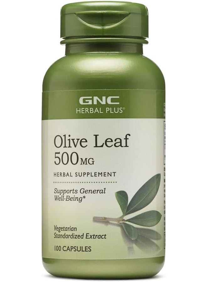 GNC Herbal Plus Olive Leaf 500 Mg - Image 1