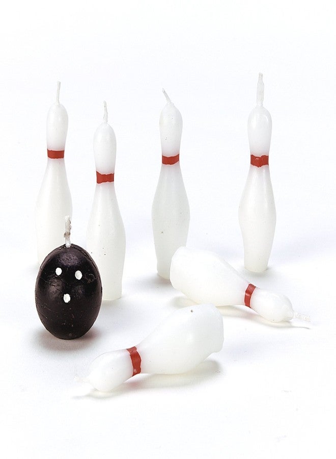 Oasis Supply 7pc Bowling Pins and Ball Candle Set - Image 1