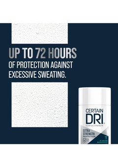 CERTAIN DRI Certain Dri Extra Strength Clinical Antiperspirant Solid Deodorant, Hyperhidrosis Treatment for Men & Women, Long-Lasting 72hr Protection, Effective Sweat Control, Powder Fresh Scent, 1.7oz, 3 Pack  - Image 4