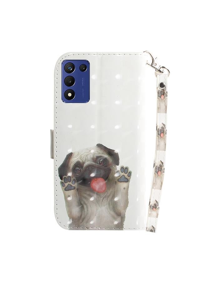 S-TOP Case For Realme Q3S / Q3T / 9 SE / 9 5G Speed 3D Colored Horizontal Flip Leather Phone Case - Image 3