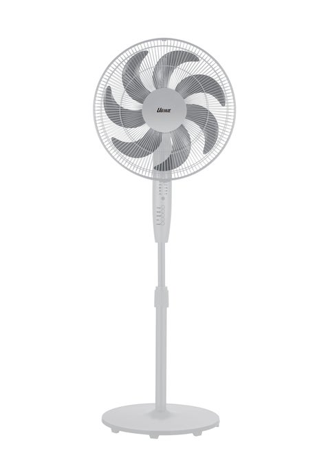 مروحة ستاند مع ريموت, 7 ريشة,  أبيض, USASF7