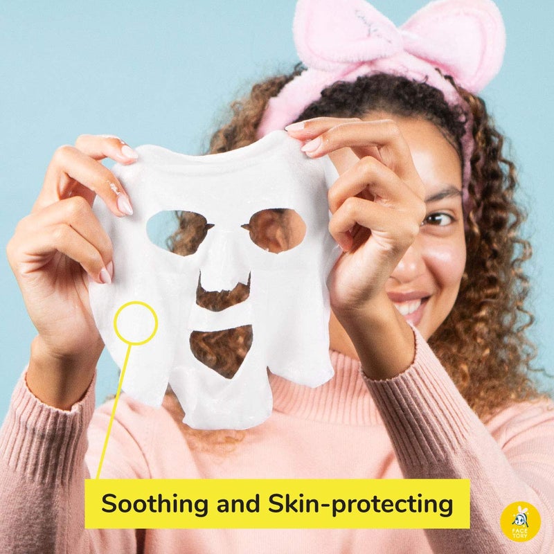 FACETORY K Beauty Face Mask Skin Care - CLASSIC 5 COLLECTION Sheet Mask Set | Natural Premium Korean Face Mask For All Skin Types - No Sulfates No Parabens (5 pc) - Image 3