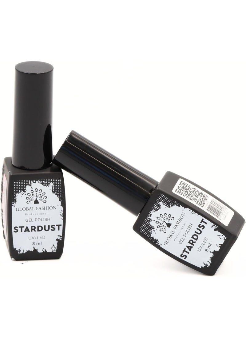 GLOBAL FASHION Professional - Stardust Gel Polish 8Ml Unleash A Universe Of Shimmering Hues On Your Fingertips (22 Colors)  (06) - Image 1