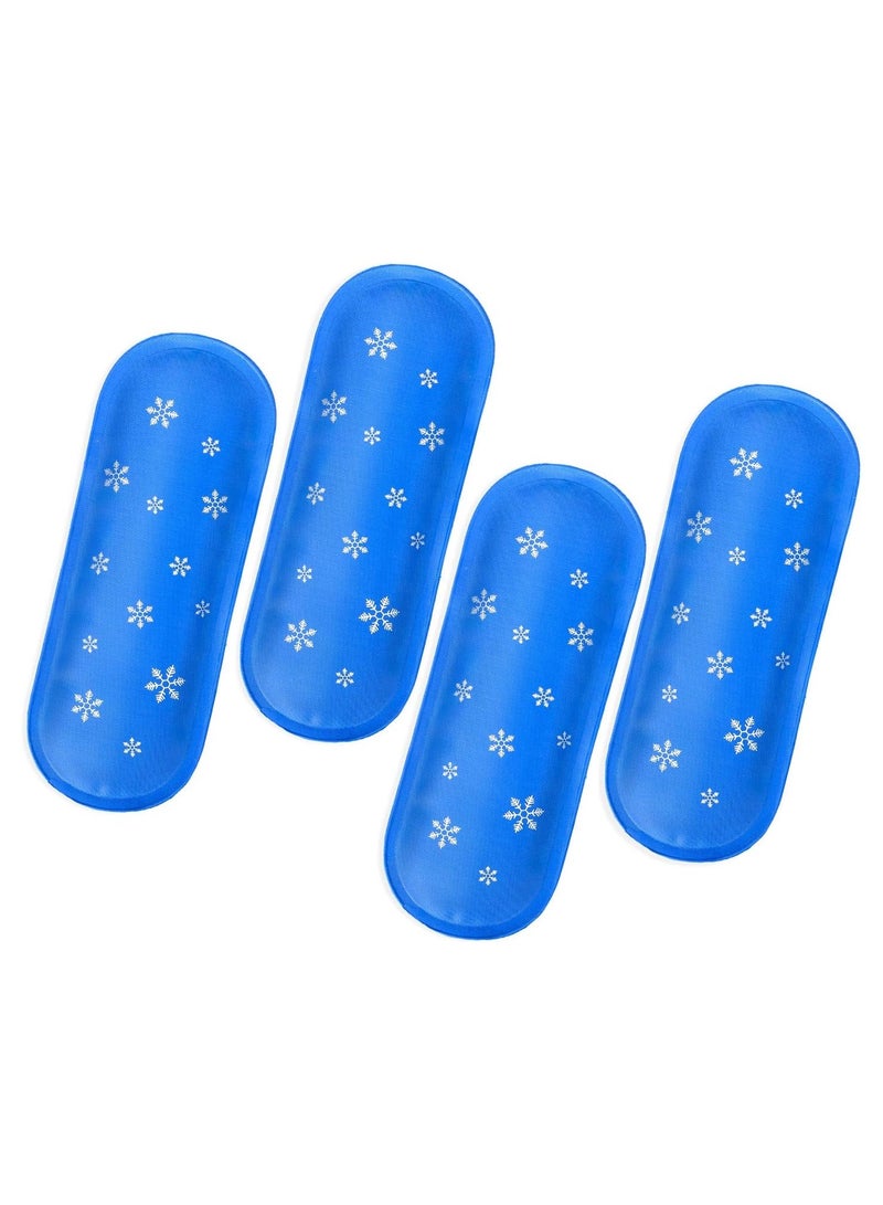 فولانري عبوات الثلج للأنسولين، 4 قطع من عبوات الثلج المبردة القابلة لإعادة الاستخدام لحقيبة تخزين برودة الأنسولين لمرضى السكري، عبوات الثلج لحالات السفر لمرضى السكري، لمعظم حقائب السفر المعزولة للأدوية - Image 1