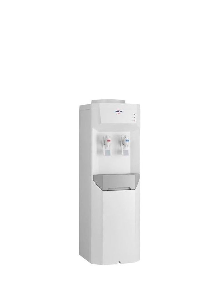 Bergen Water Dispenser Top Loading 2 Nozzles cold and hot full stainless steel water tanks WBF -1000 LA  - Image 1