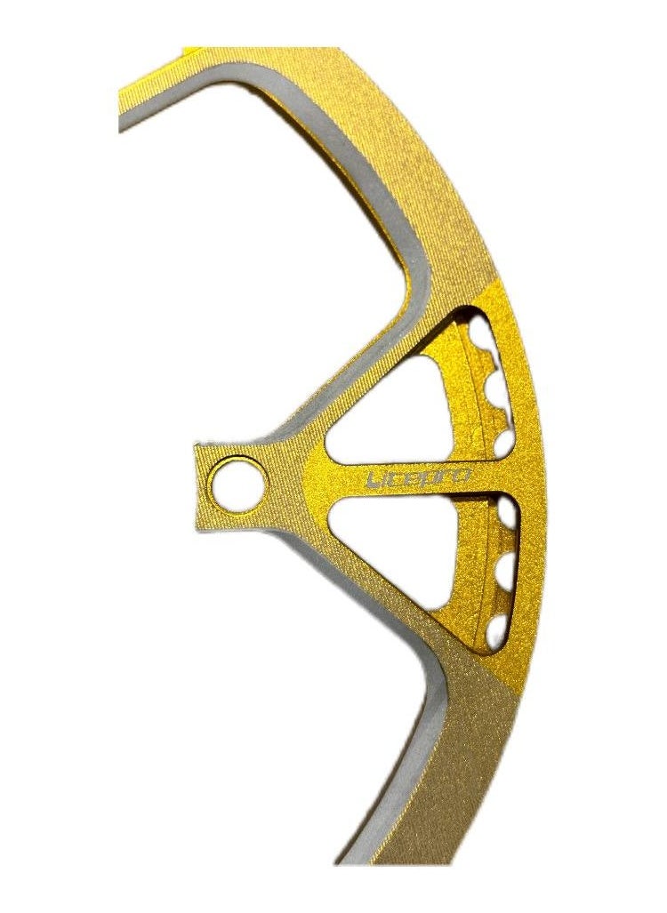 Litepro Chainring 60T Gold 130Bcd Folding Bike  - Image 5
