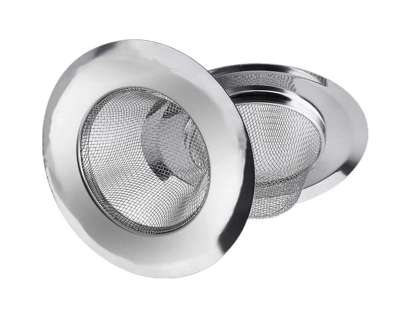 COOFANDY 6 pcs Stainless Steel Sink Strainer, Steel Jaali Drain Protector, Mesh Kitchen Drain Basin Basket, Perfect for Most Sink Drains, Rust Free, Thicken Edge, Fast Flow and Effective - Image 1